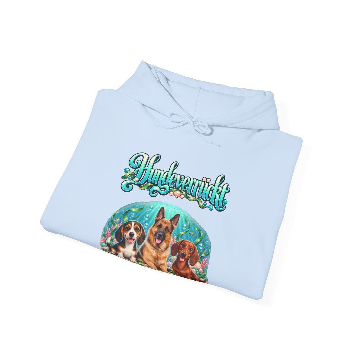 Personalisierter Hund Hoodie – Hundeverrückt Unterwasserwelt – Foto 21
