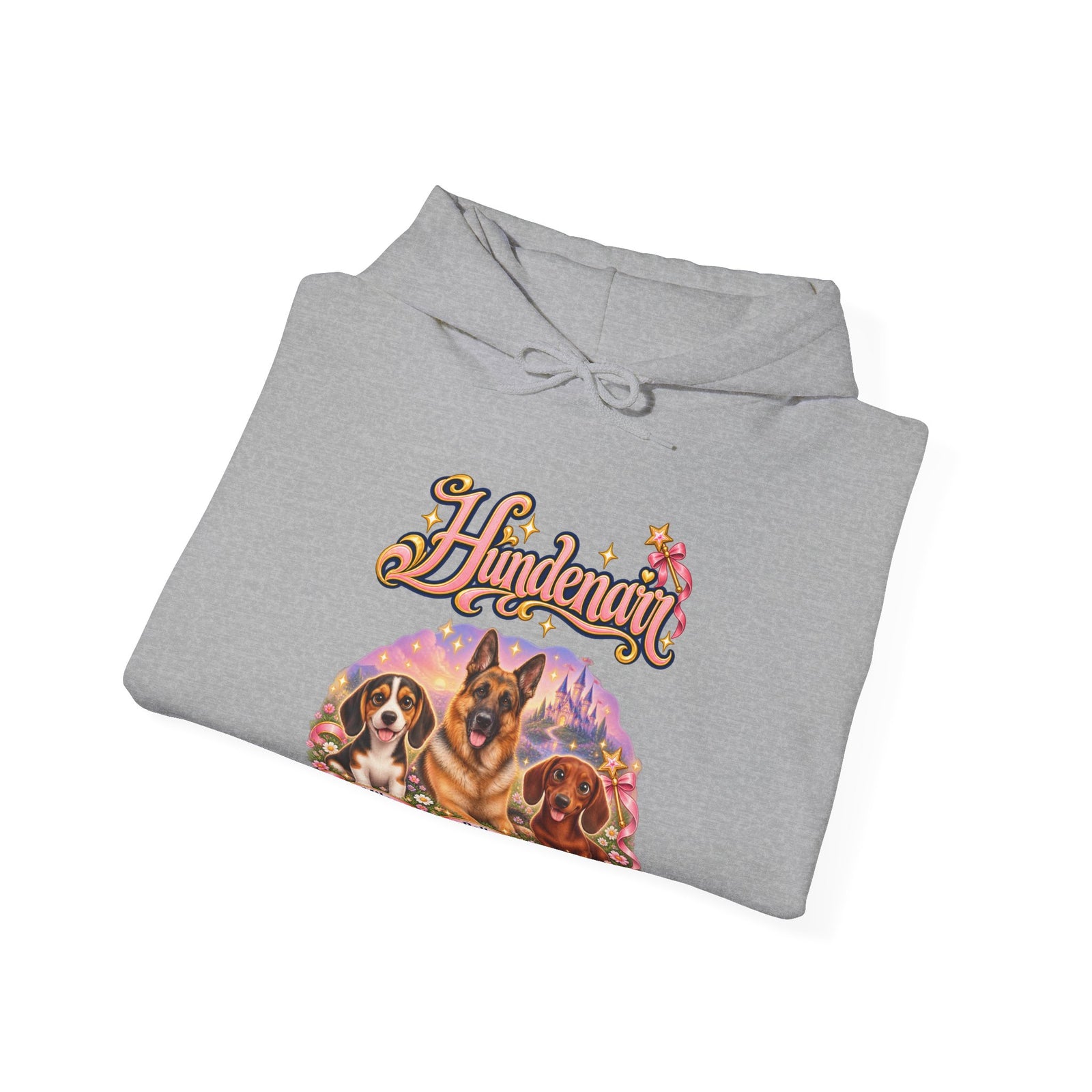 Personalisierter Hund Hoodie – Hundenarr Märchenschloss – Foto 6