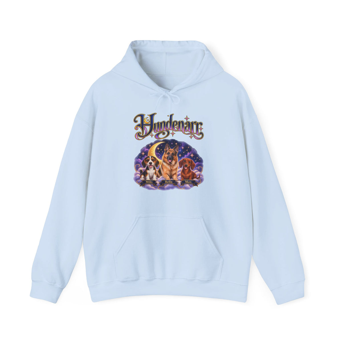 Personalisierter Hund Hoodie – Hundenarr Sternenhimmel – Foto 19