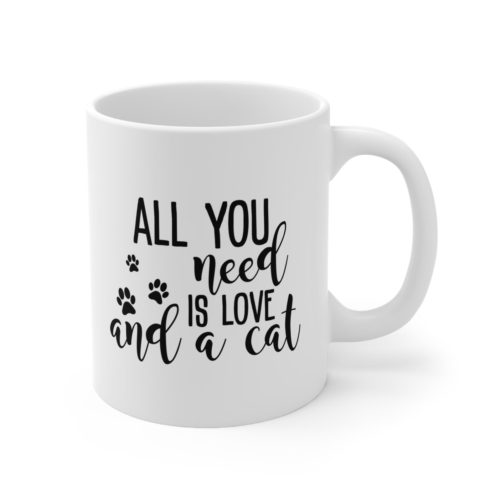 Personalised Cat Mug – Mountain Lake Dock – photo 2
