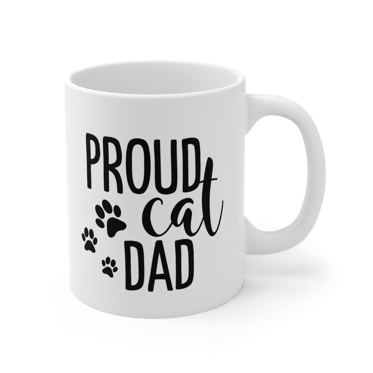 Personalised Dad Mug – Beach Day with Cats – photo 2