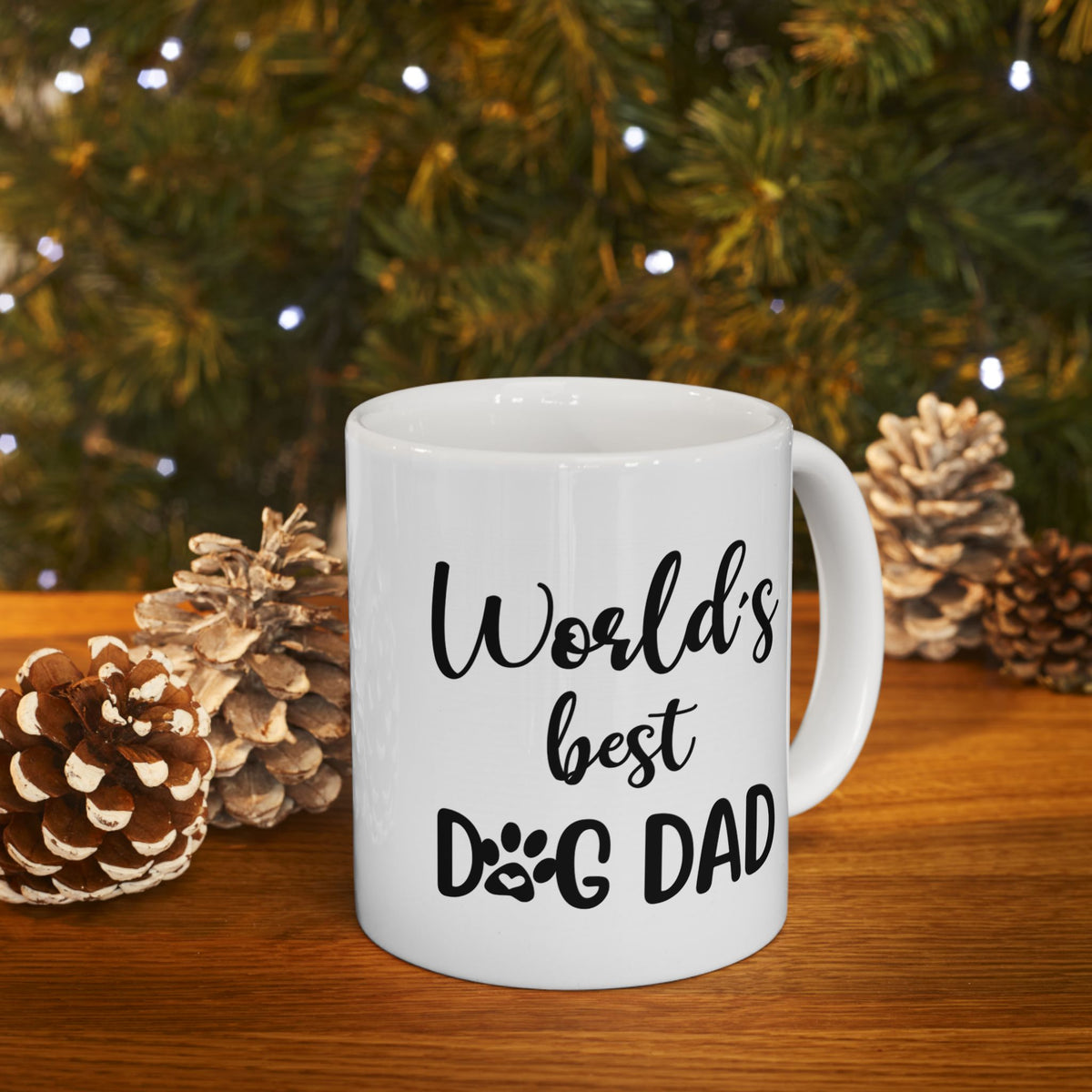 Tasse für Hundepapa – Tasse für beste Freunde – Personalisierter Hundepapa für bis zu 4 Hunde  – Foto 6