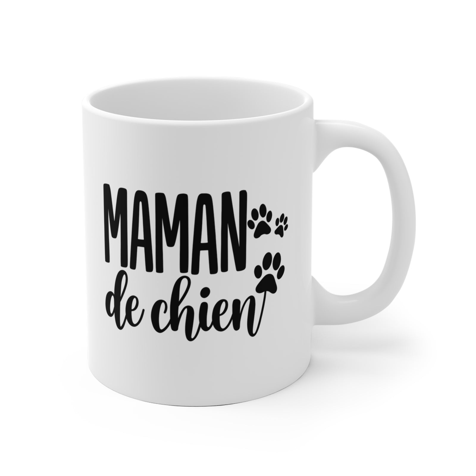 Tasse maman de chien personnalisée – Arbre à cœurs – photo 2
