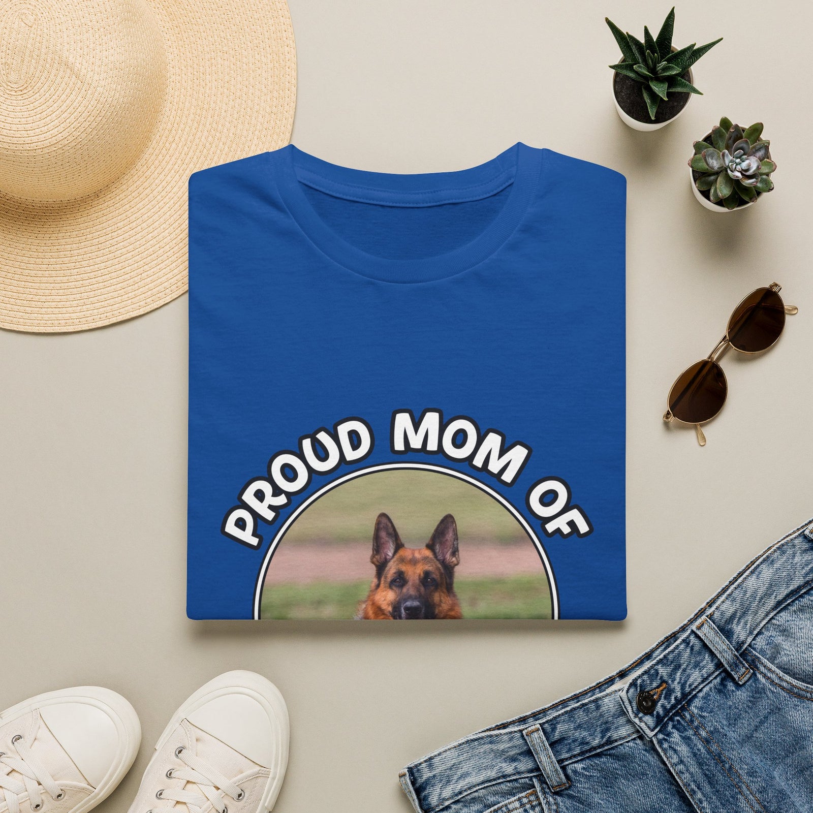 Personalized Graphic Tee – Proud Mom Photo Banner – photo 8