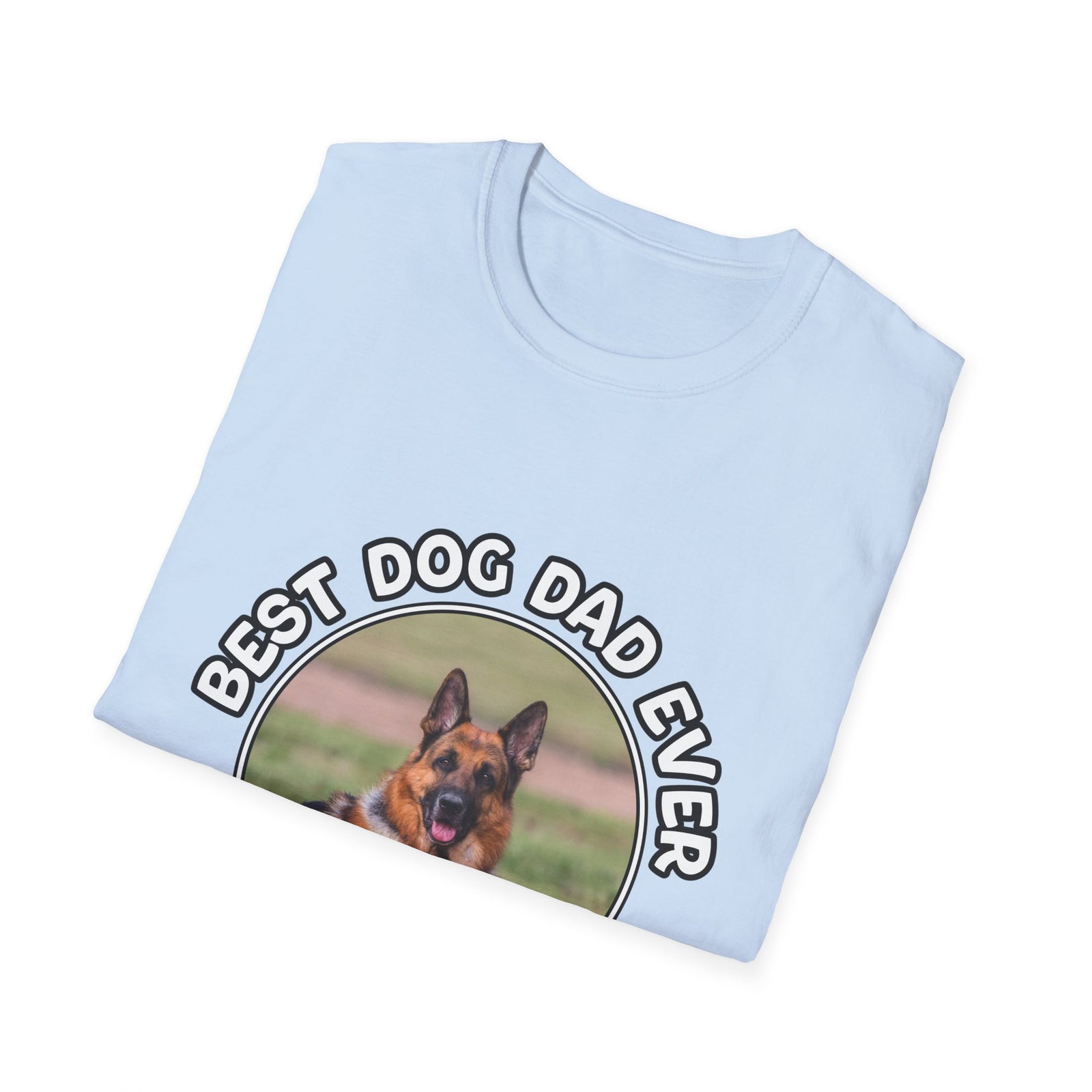 Personalized Graphic Tee – Best Dog Dad Ever – photo 3
