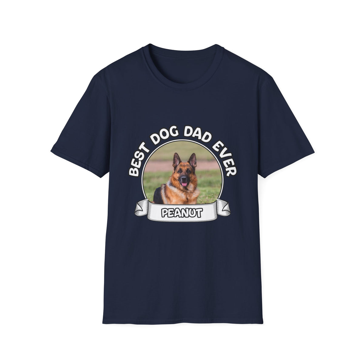 Personalized Graphic Tee – Best Dog Dad Ever – photo 4