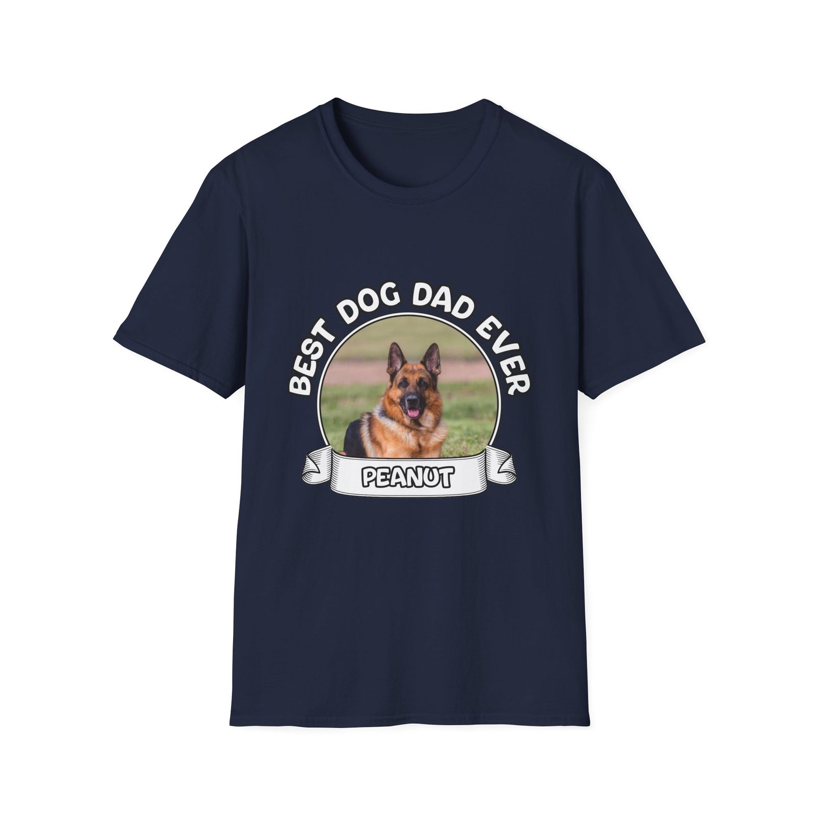 Personalized Graphic Tee – Best Dog Dad Ever – photo 4