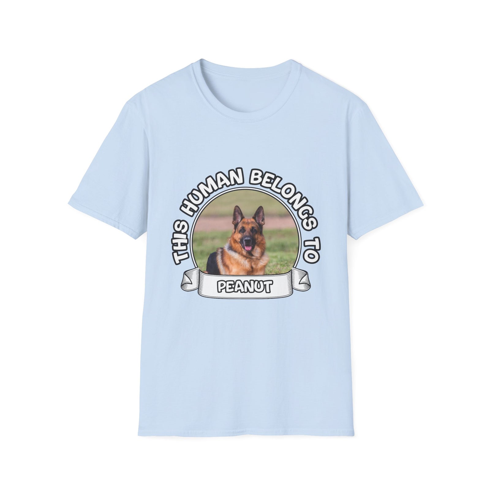 Personalized Graphic Tee – This Human Belongs To