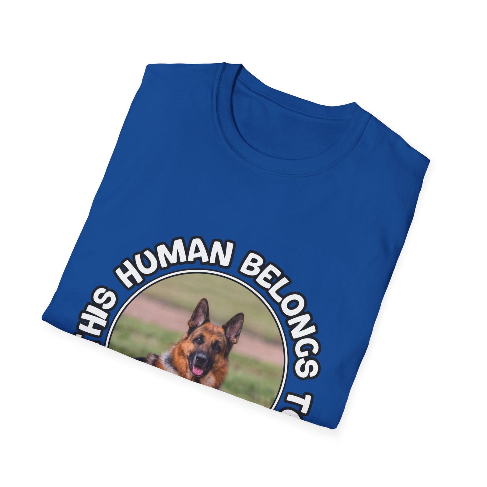 Personalized Graphic Tee – This Human Belongs To – photo 9