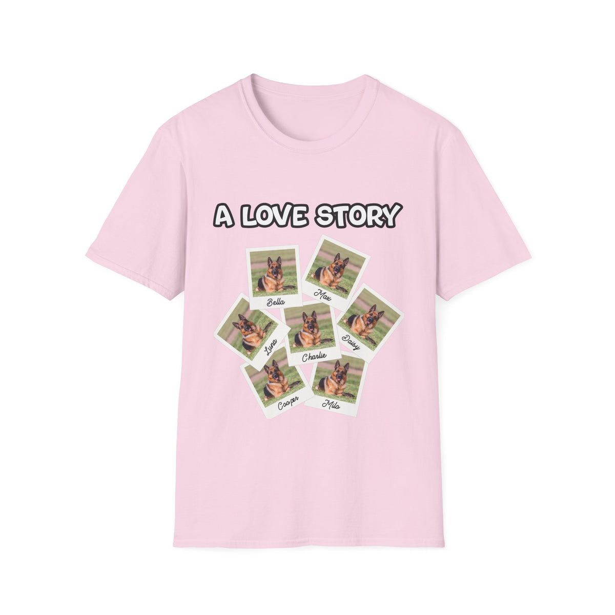 Personalized T Shirt – A Love Story Polaroids – photo 19