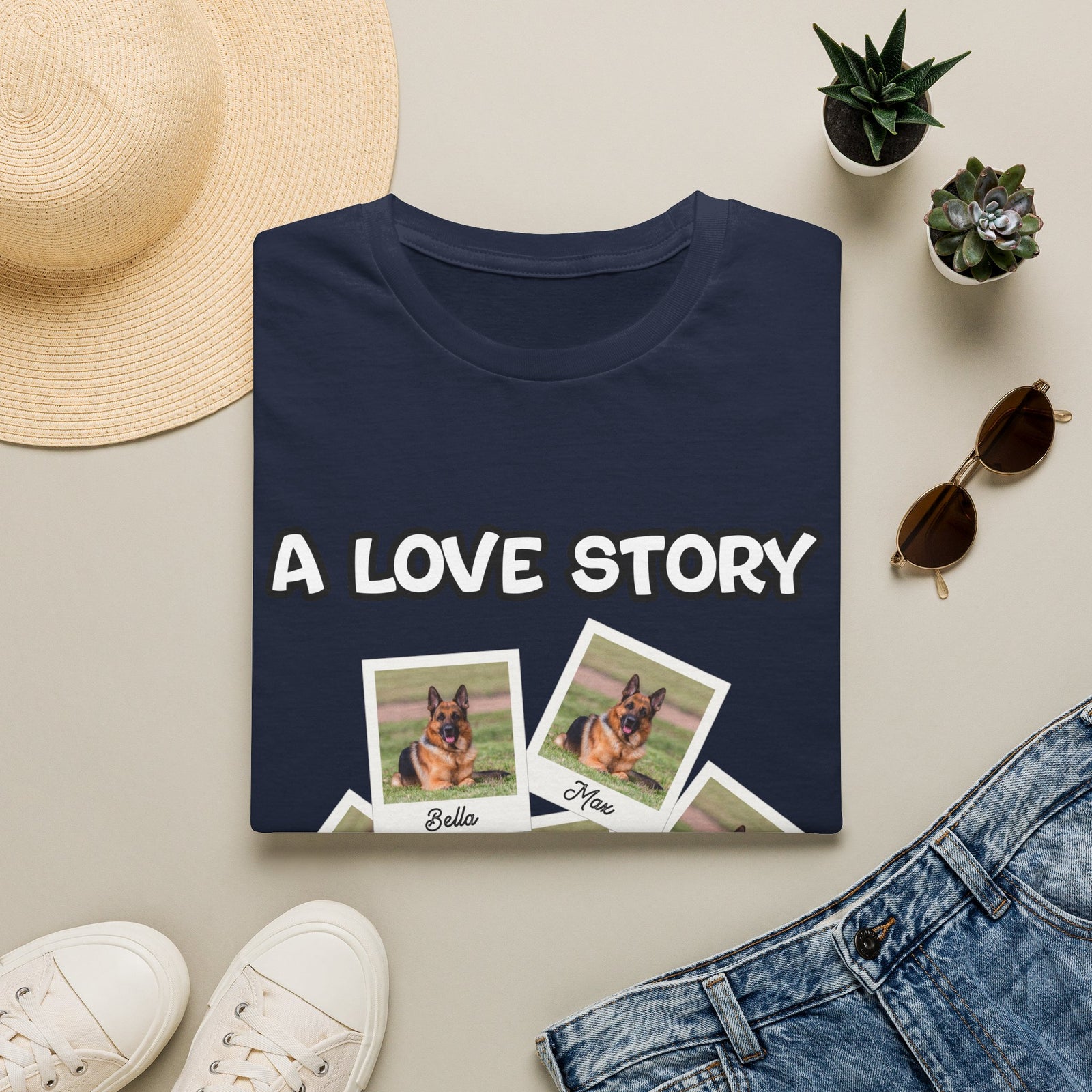 Personalized T Shirt – A Love Story Polaroids – photo 5