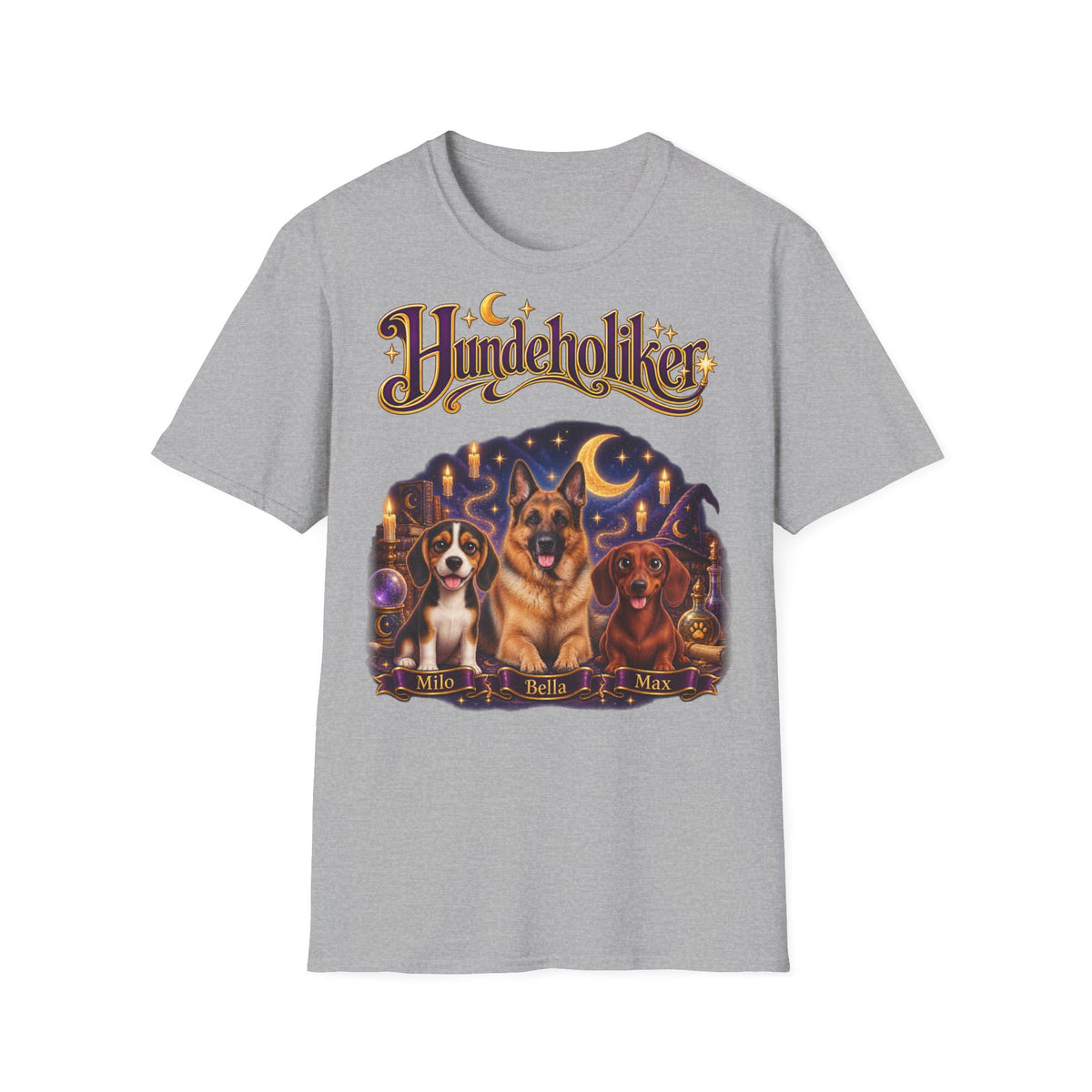 Personalisiertes T-Shirt mit Hunden – Hundeholiker Magie – Foto 7