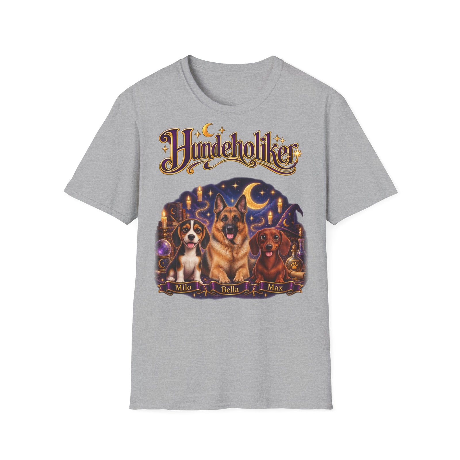 Personalisiertes T-Shirt mit Hunden – Hundeholiker Magie – Foto 7