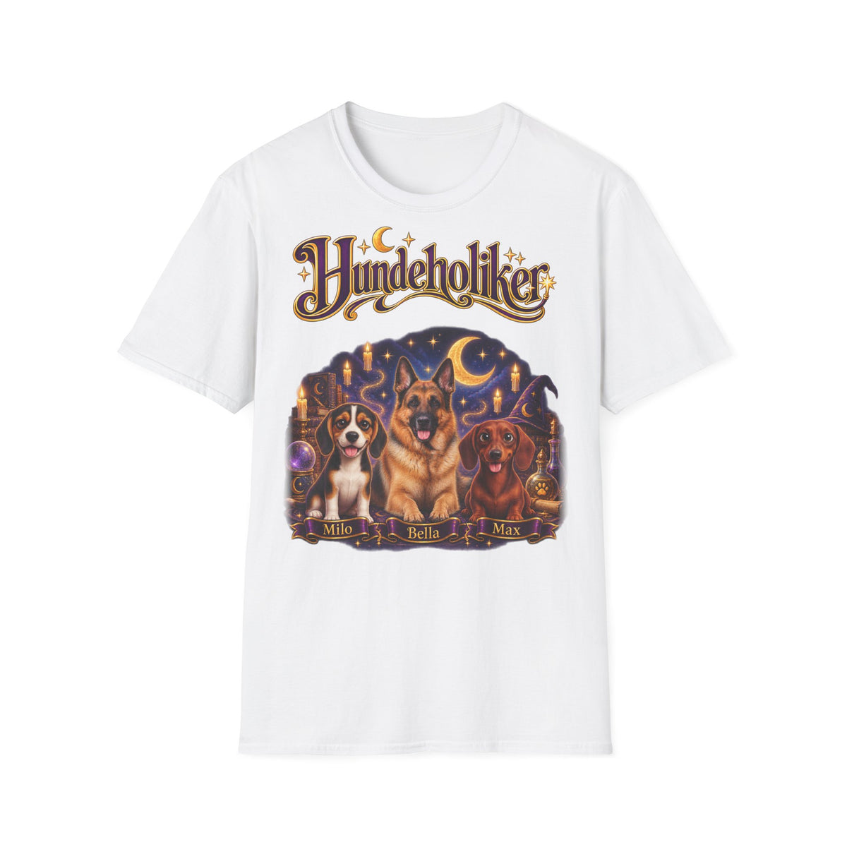 Personalisiertes T-Shirt mit Hunden – Hundeholiker Magie – Foto 10