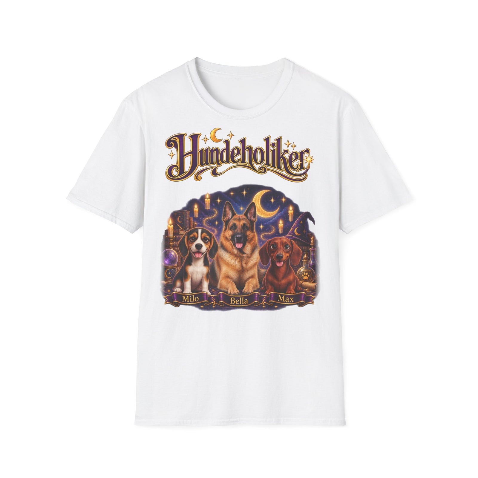 Personalisiertes T-Shirt mit Hunden – Hundeholiker Magie – Foto 10