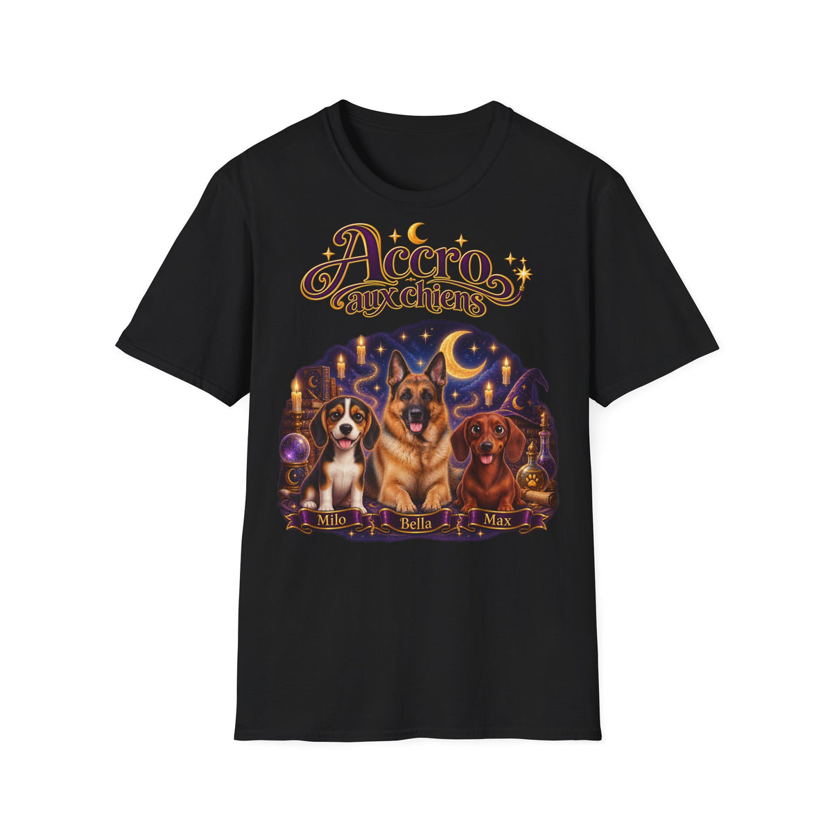 T-shirt perso personnalisé – Accro aux chiens – photo 13