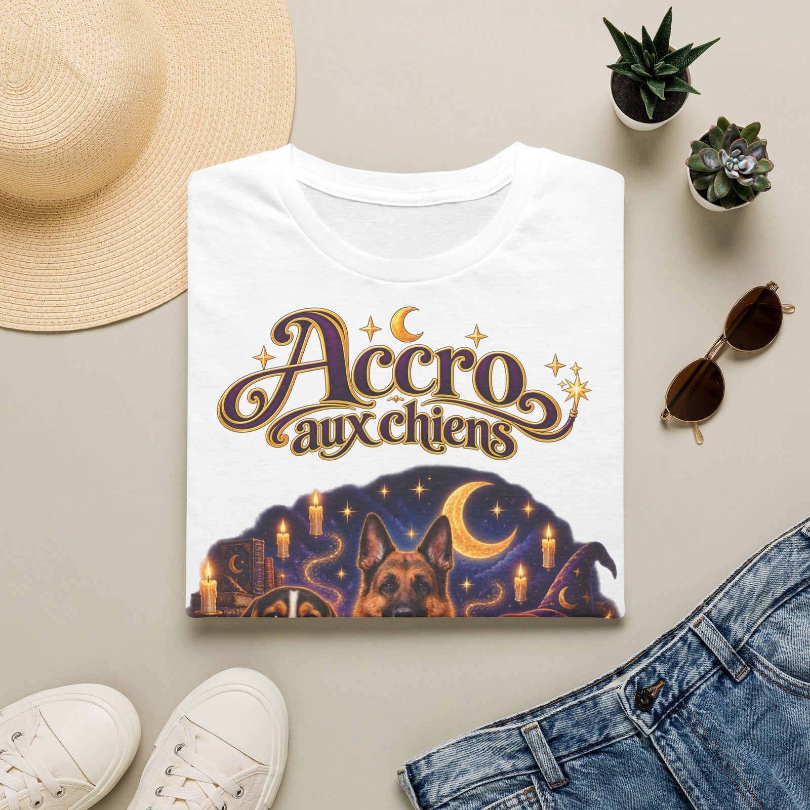 T-shirt perso personnalisé – Accro aux chiens – photo 11