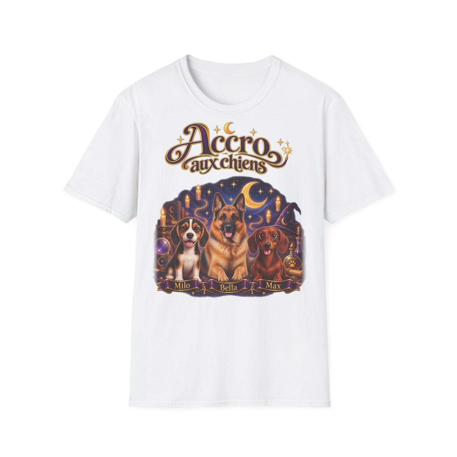 T-shirt perso personnalisé – Accro aux chiens – photo 10