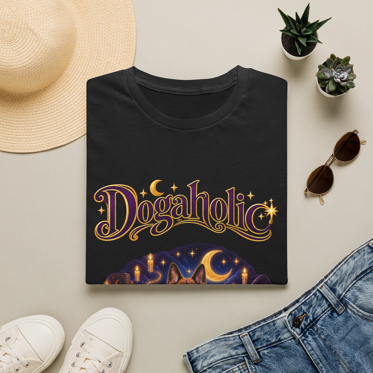 Personalized Graphic Tee – Dogaholic Wizard Dogs – photo 17