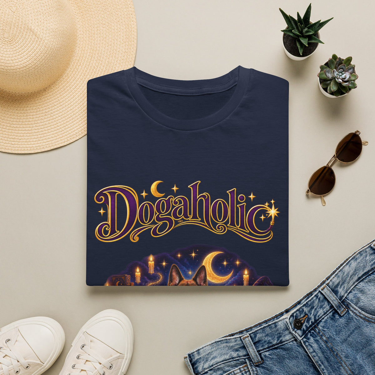 Personalized Graphic Tee – Dogaholic Wizard Dogs – photo 5