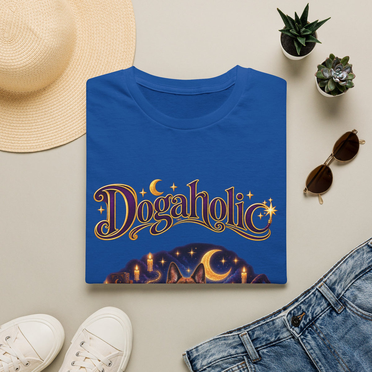Personalized Graphic Tee – Dogaholic Wizard Dogs – photo 8