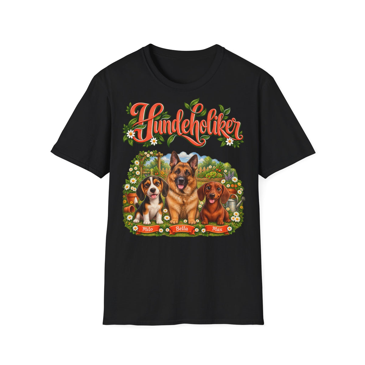 Personalisiertes T-Shirt mit Hunden – Hundeholiker – Foto 13