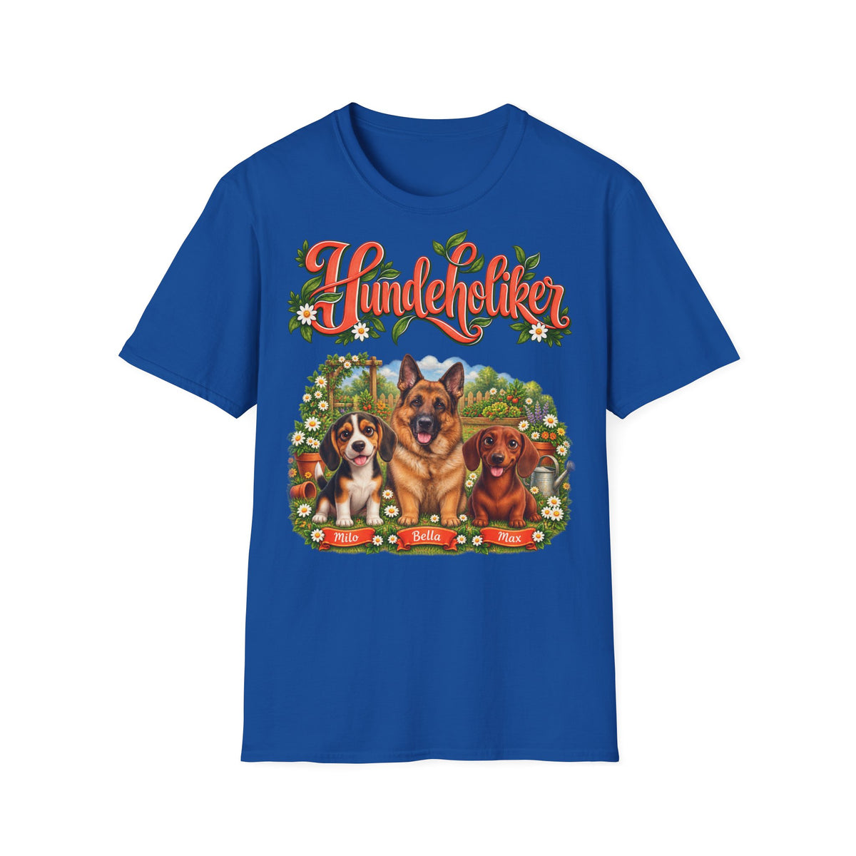Personalisiertes T-Shirt mit Hunden – Hundeholiker – Foto 4