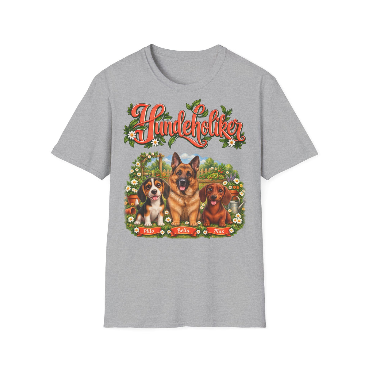 Personalisiertes T-Shirt mit Hunden – Hundeholiker – Foto 7