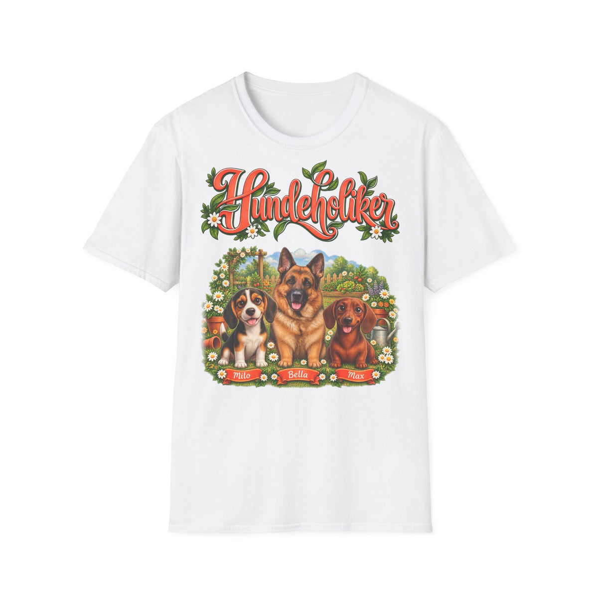 Personalisiertes T-Shirt mit Hunden – Hundeholiker – Foto 10