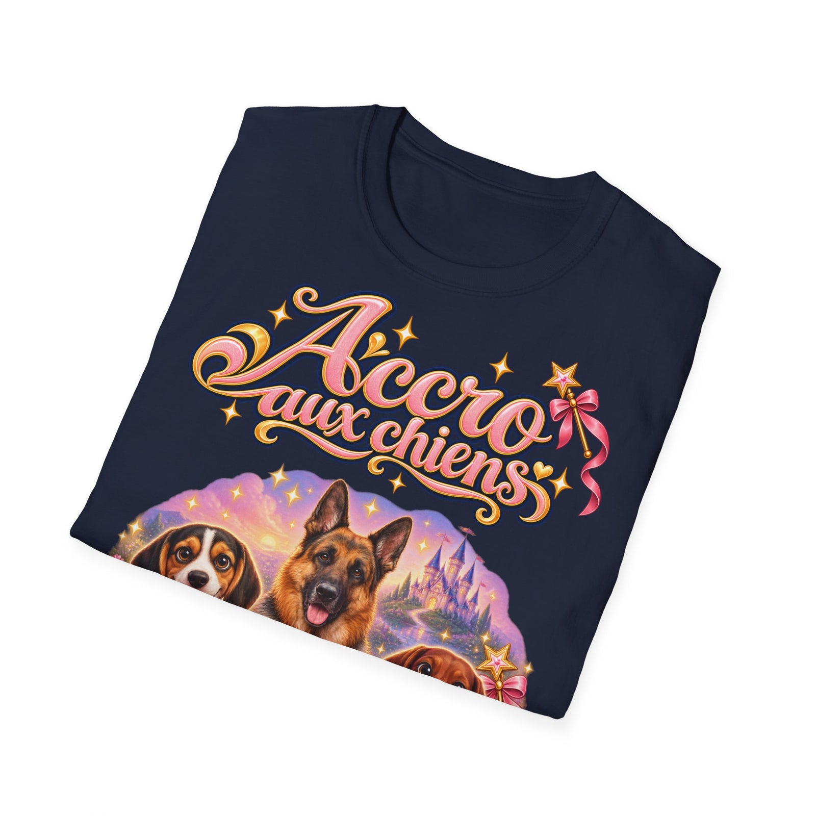 T-shirt personnalisé – Accro aux chiens – photo 3
