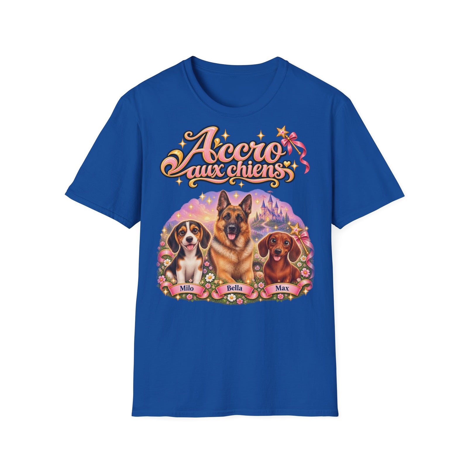 T-shirt personnalisé – Accro aux chiens – photo 4