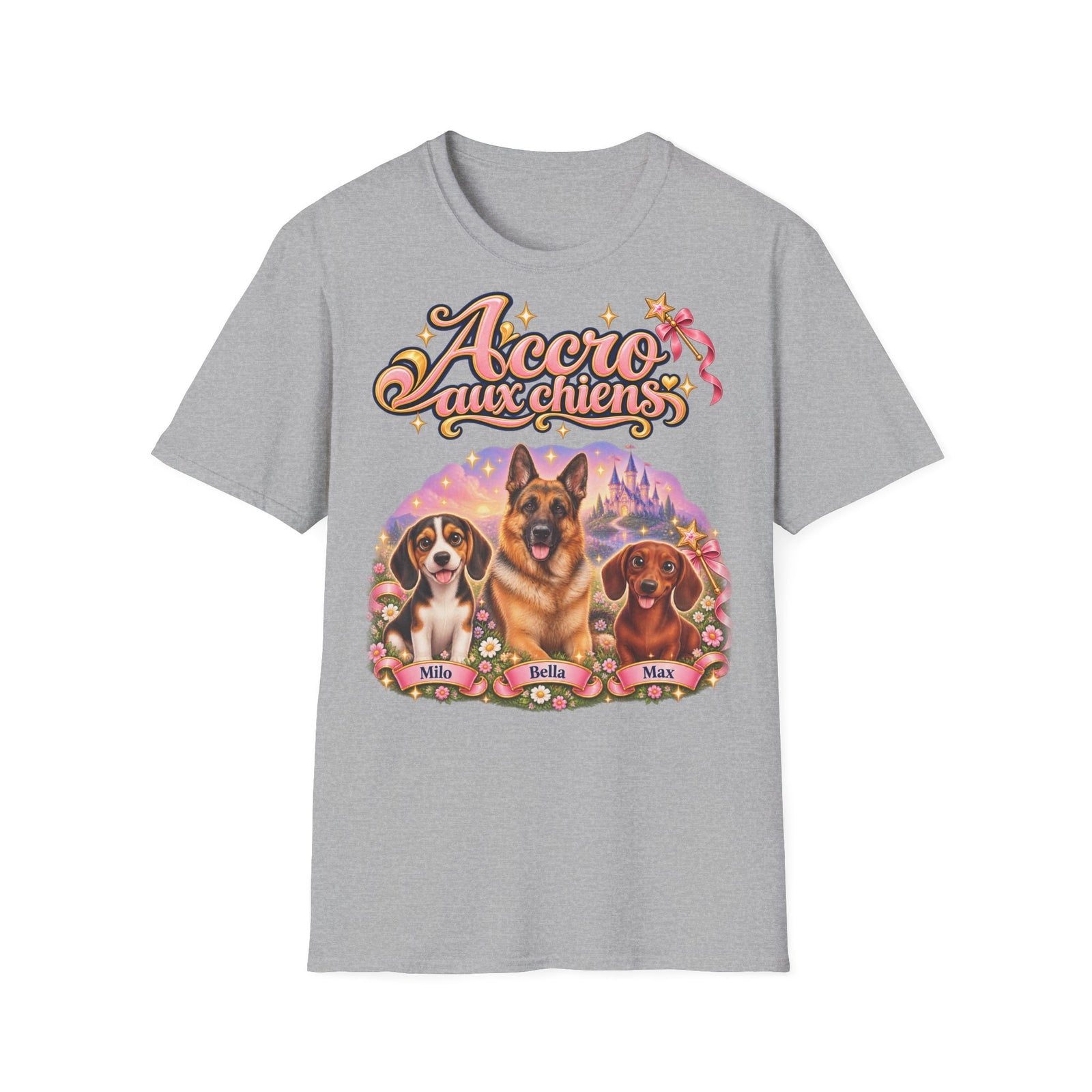 T-shirt personnalisé – Accro aux chiens – photo 7
