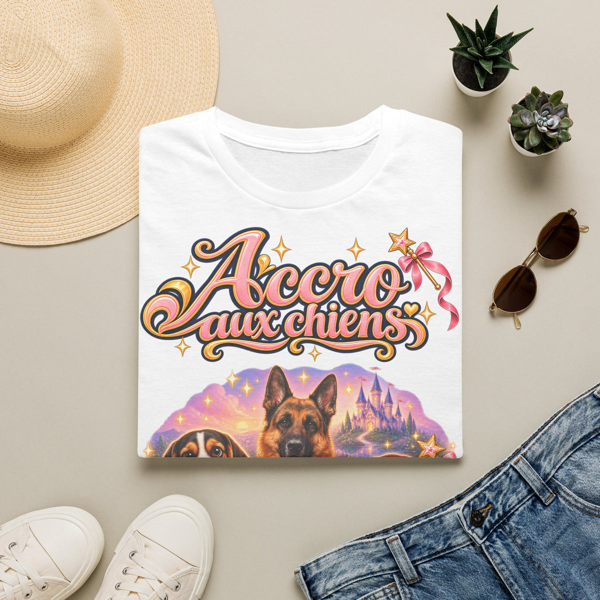T-shirt personnalisé – Accro aux chiens – photo 11
