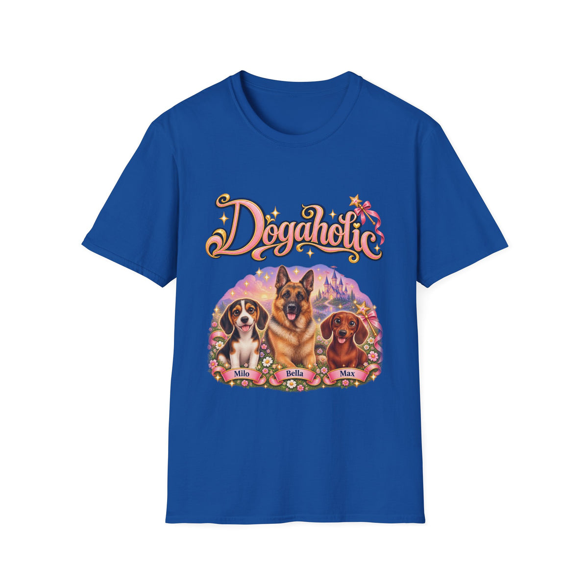 Personalized Graphic Tee – Dogaholic Fairy Tale – photo 7