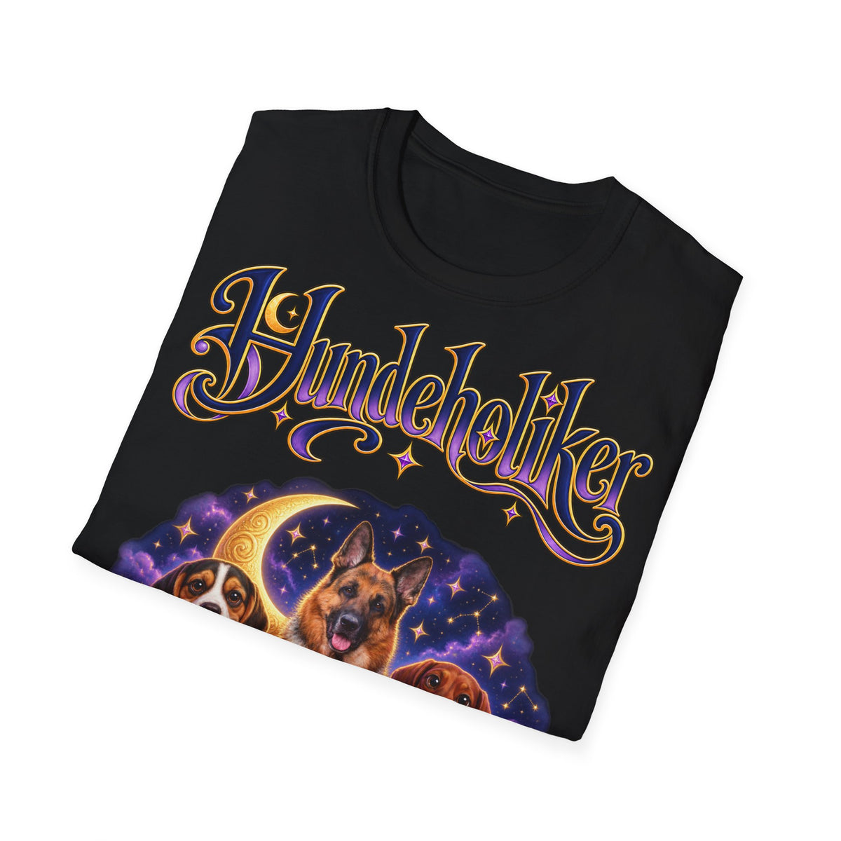 Personalisiertes T-Shirt mit Hunden – Hundeholiker Mondhimmel – Foto 15