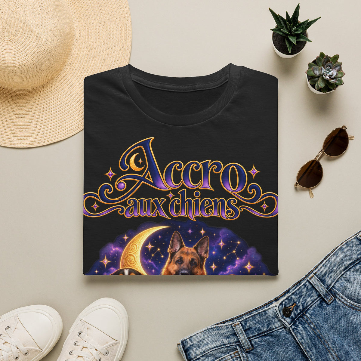 Tee shirt personnalisé – Accro aux chiens – photo 14