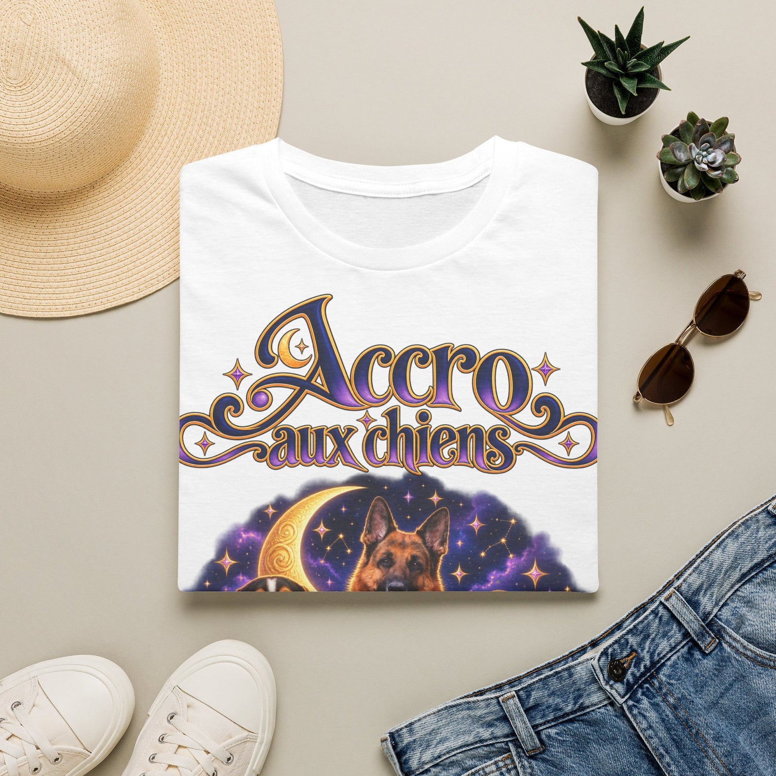 Tee shirt personnalisé – Accro aux chiens – photo 11