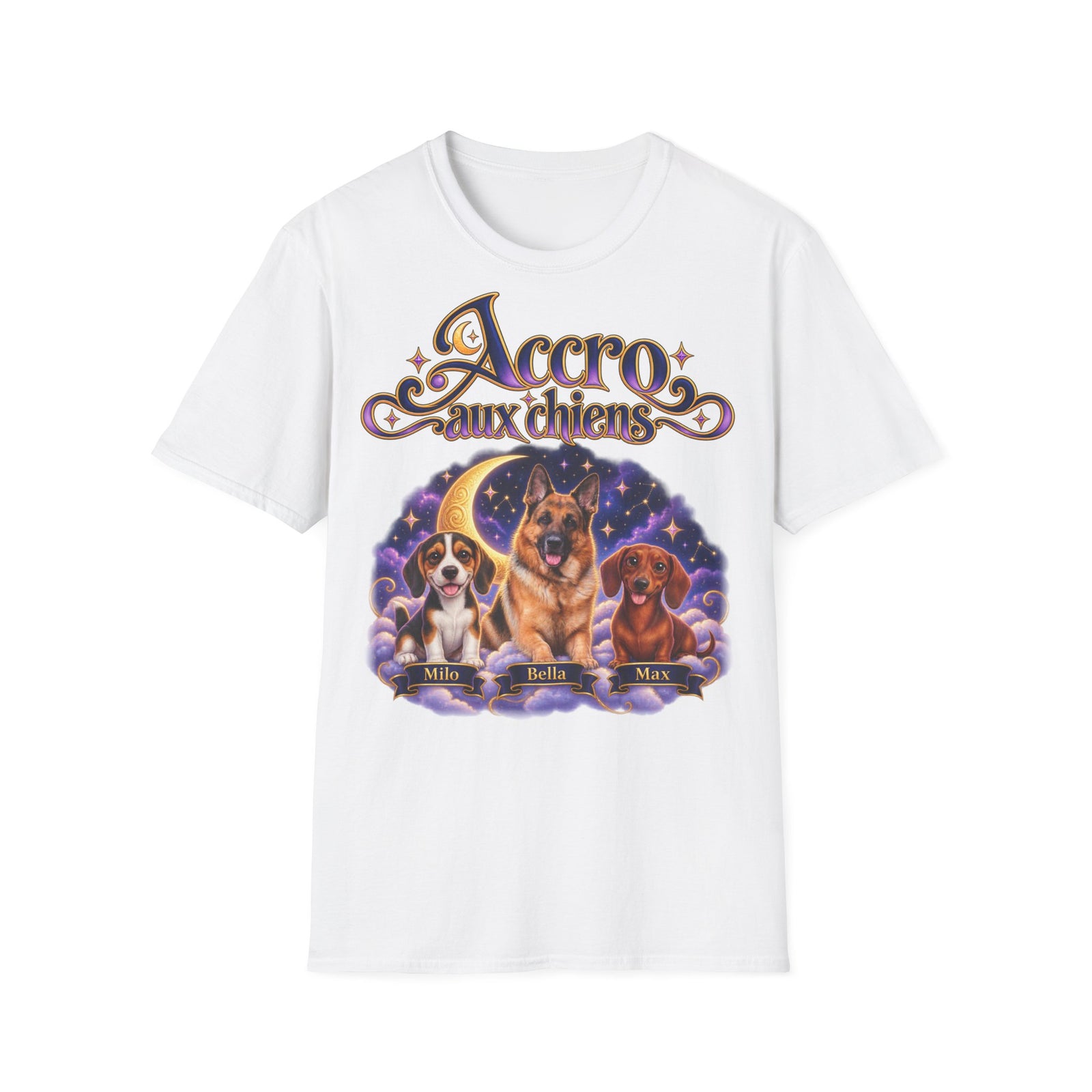 Tee shirt personnalisé – Accro aux chiens – photo 10