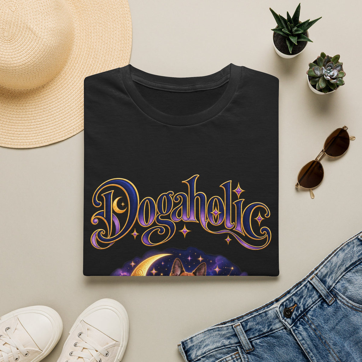 Personalized Graphic Tee – Dogaholic Celestial Dogs – photo 17