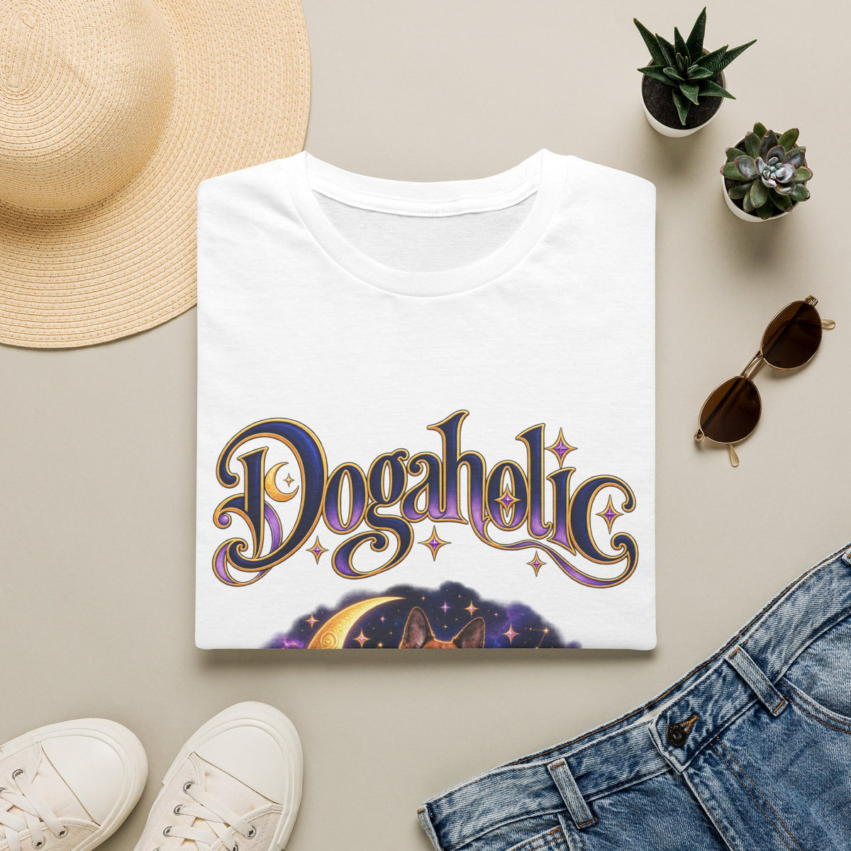 Personalized Graphic Tee – Dogaholic Celestial Dogs – photo 14
