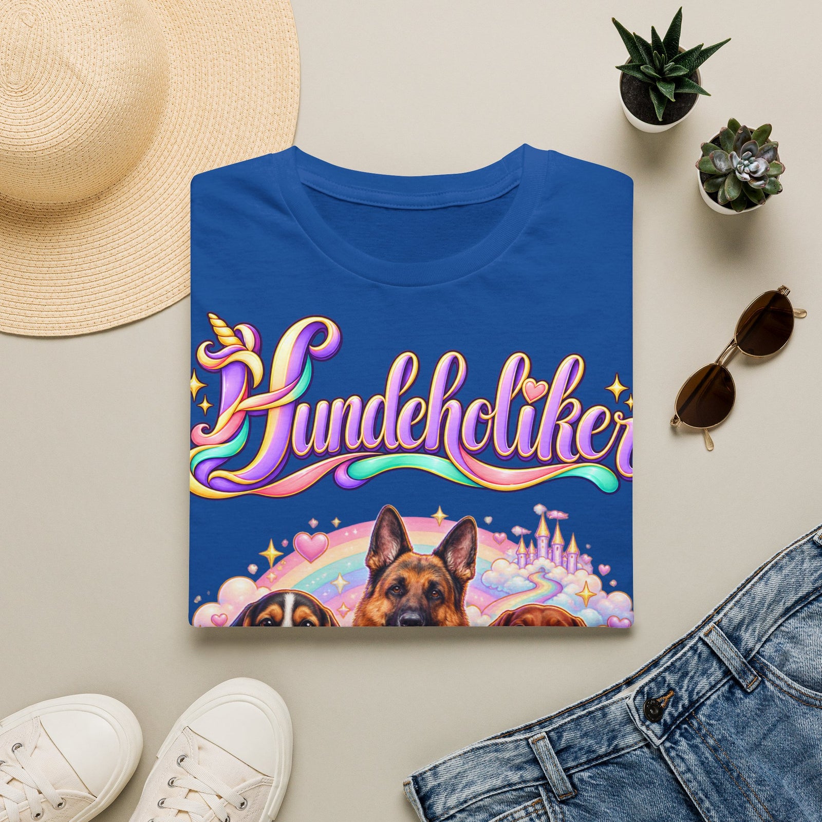 Personalisiertes T-Shirt mit Hunden – Hundeholiker Regenbogen – Foto 5