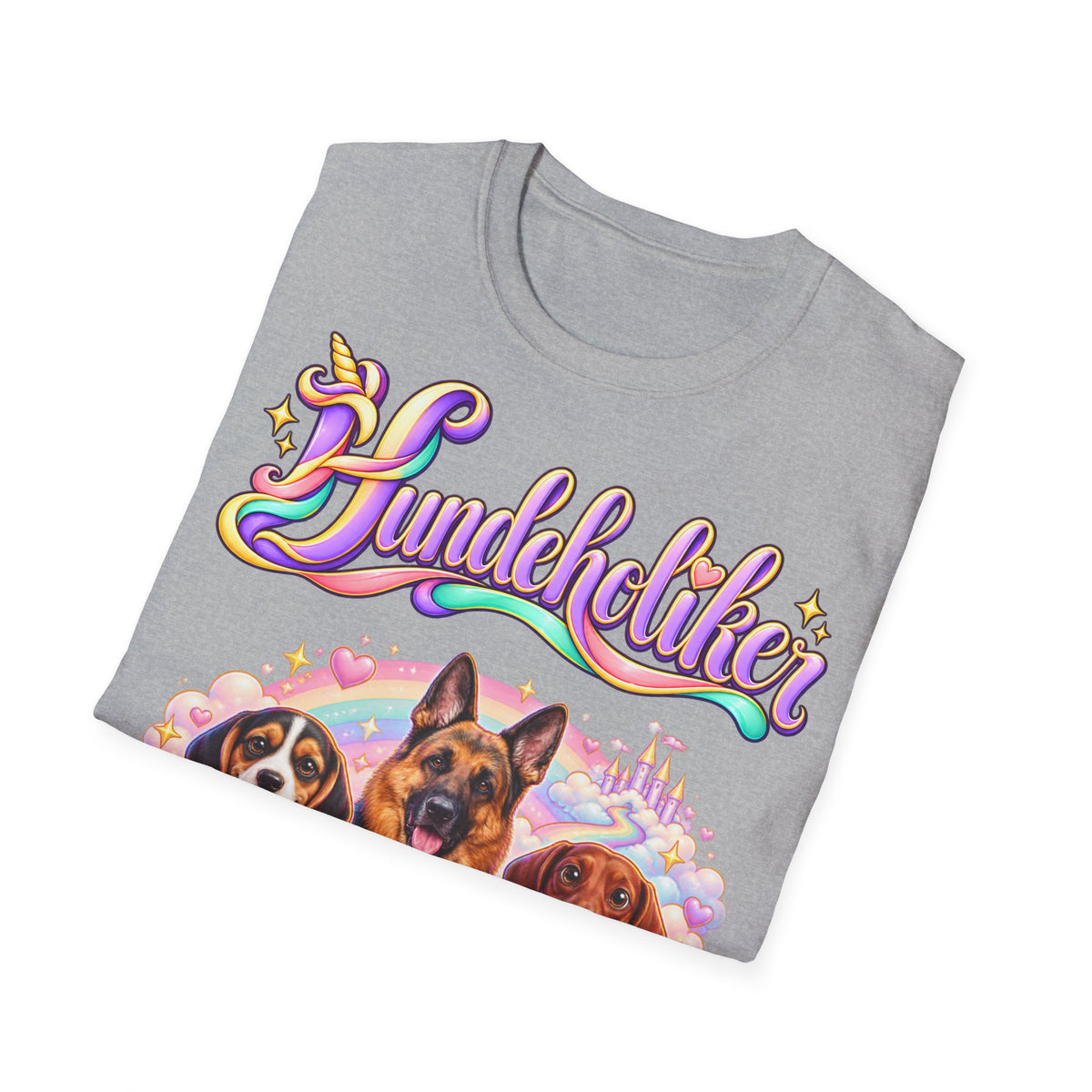 Personalisiertes T-Shirt mit Hunden – Hundeholiker Regenbogen – Foto 9