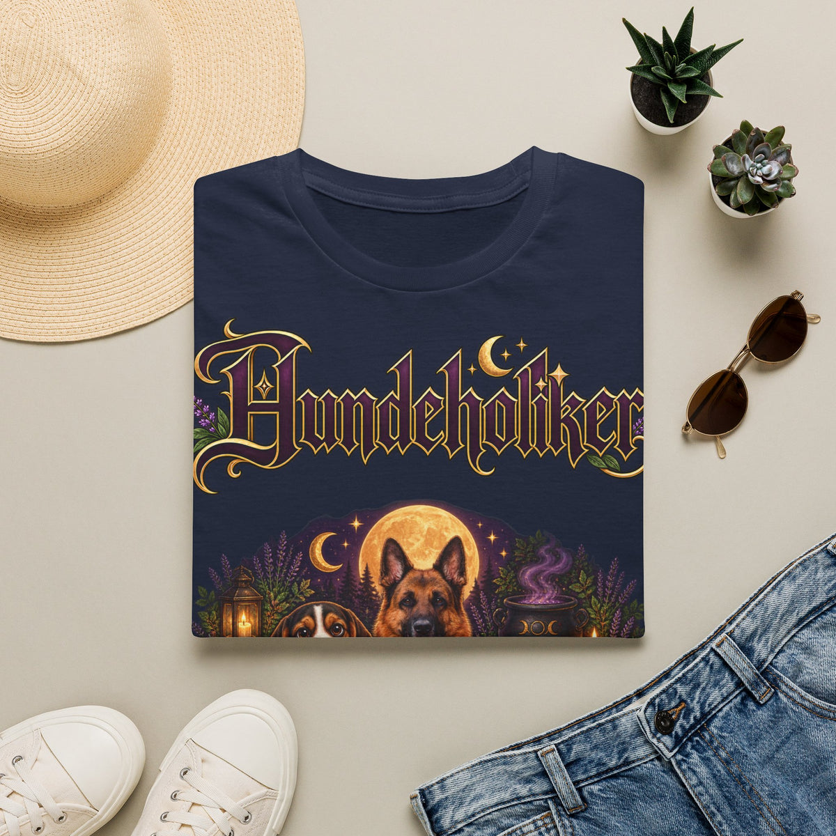 Personalisiertes Tshirt – Hundeholiker Hexenzauber – Foto 2
