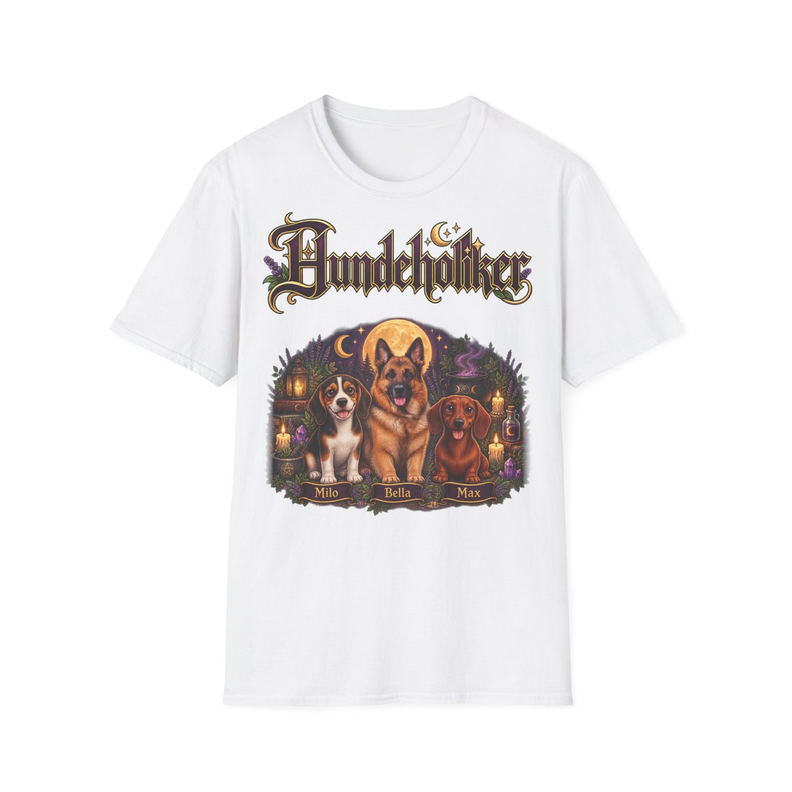 Personalisiertes Tshirt – Hundeholiker Hexenzauber – Foto 10