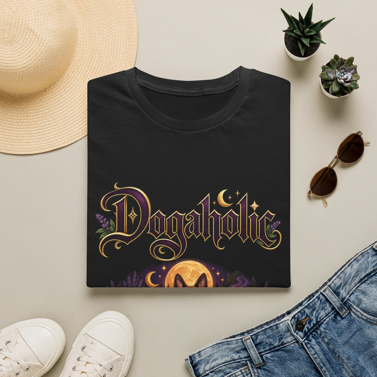 Personalized Graphic Tee – Witchy Dogaholic – photo 17