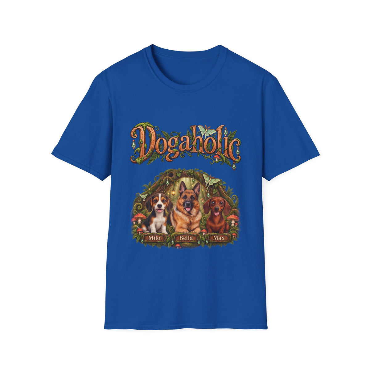 Personalized Graphic Tee – Dogaholic Enchanted Forest – photo 7