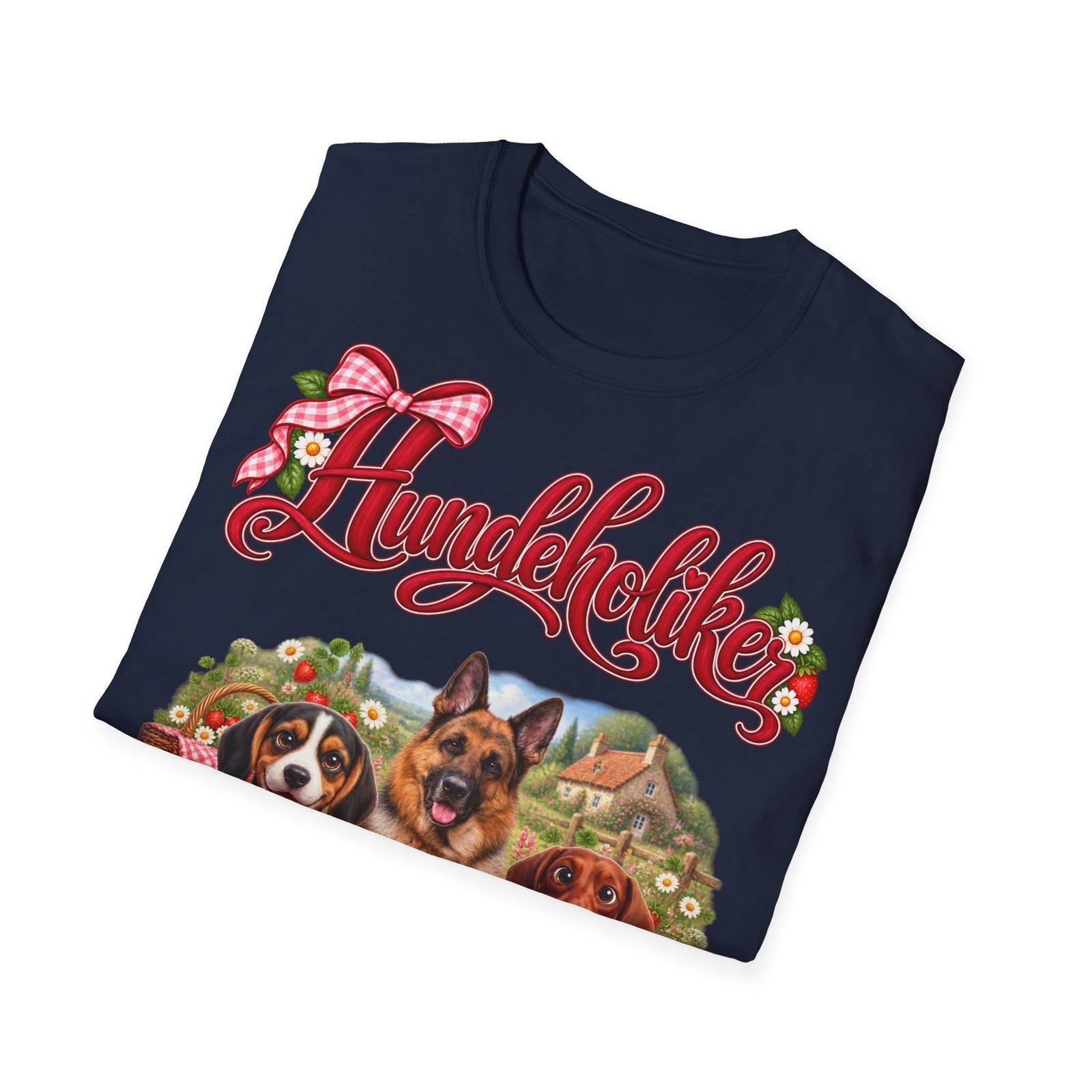 Personalisiertes T-Shirt mit Hunden – Hundeholiker Picknick – Foto 3