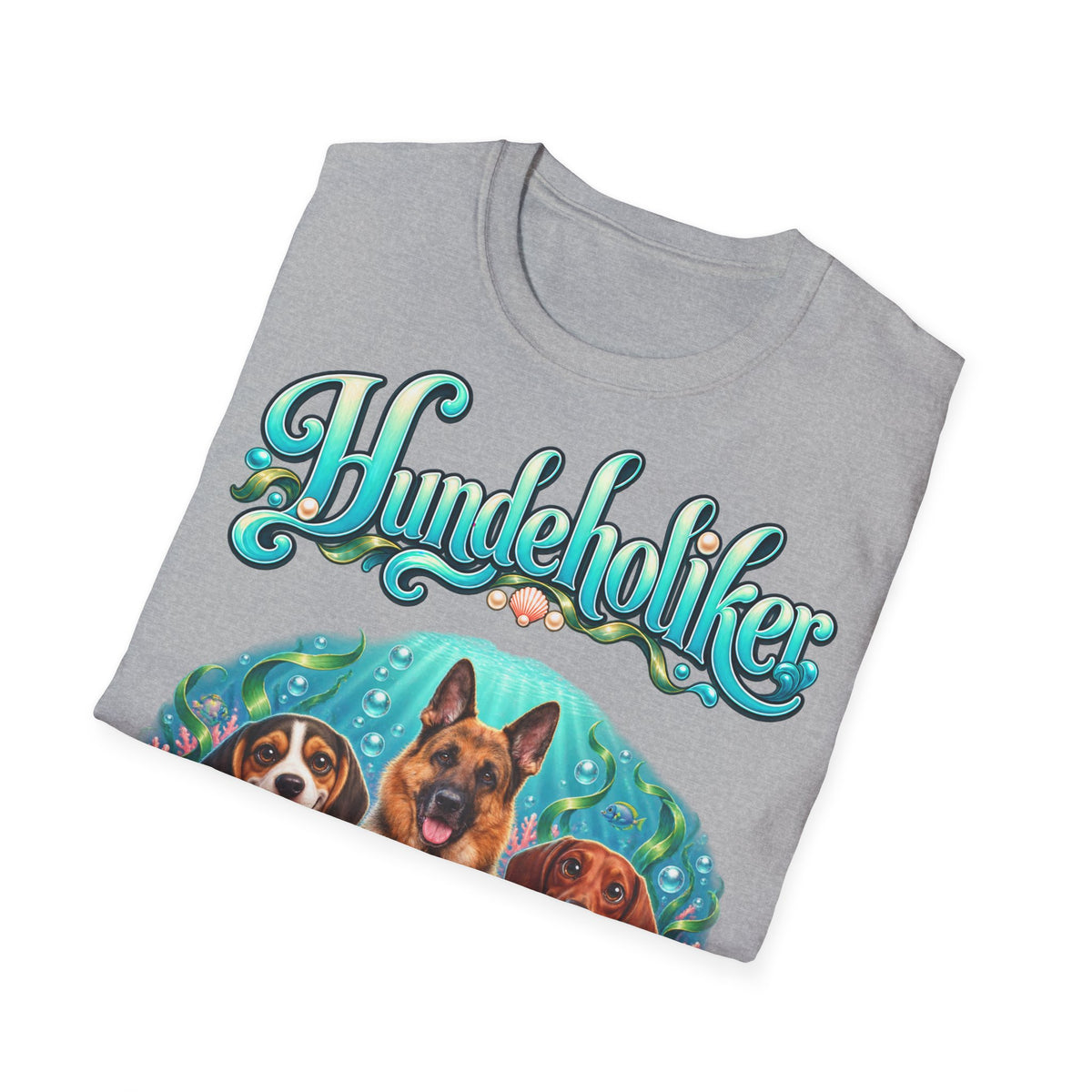 Personalisiertes T-Shirt mit Hunden – Hundeholiker Unterwasserwelt – Foto 9