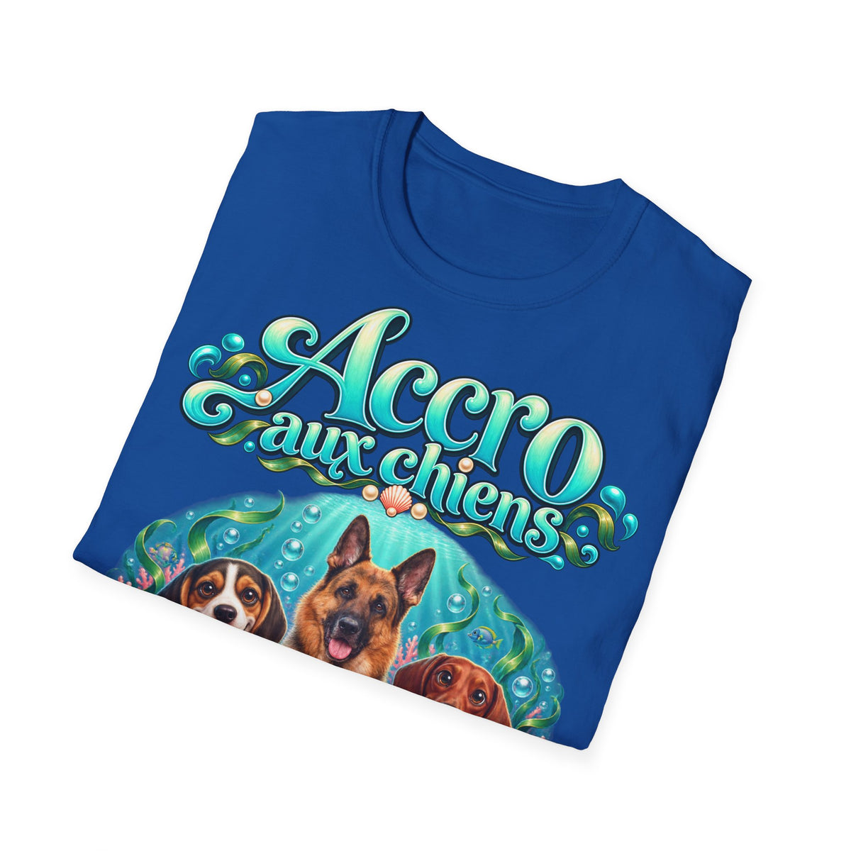 T-shirt perso personnalisé – Chiens dans l'océan – photo 6