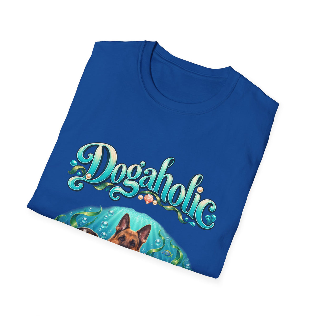 Personalized Graphic Tee – Dogaholic Mermaid Dogs – photo 9